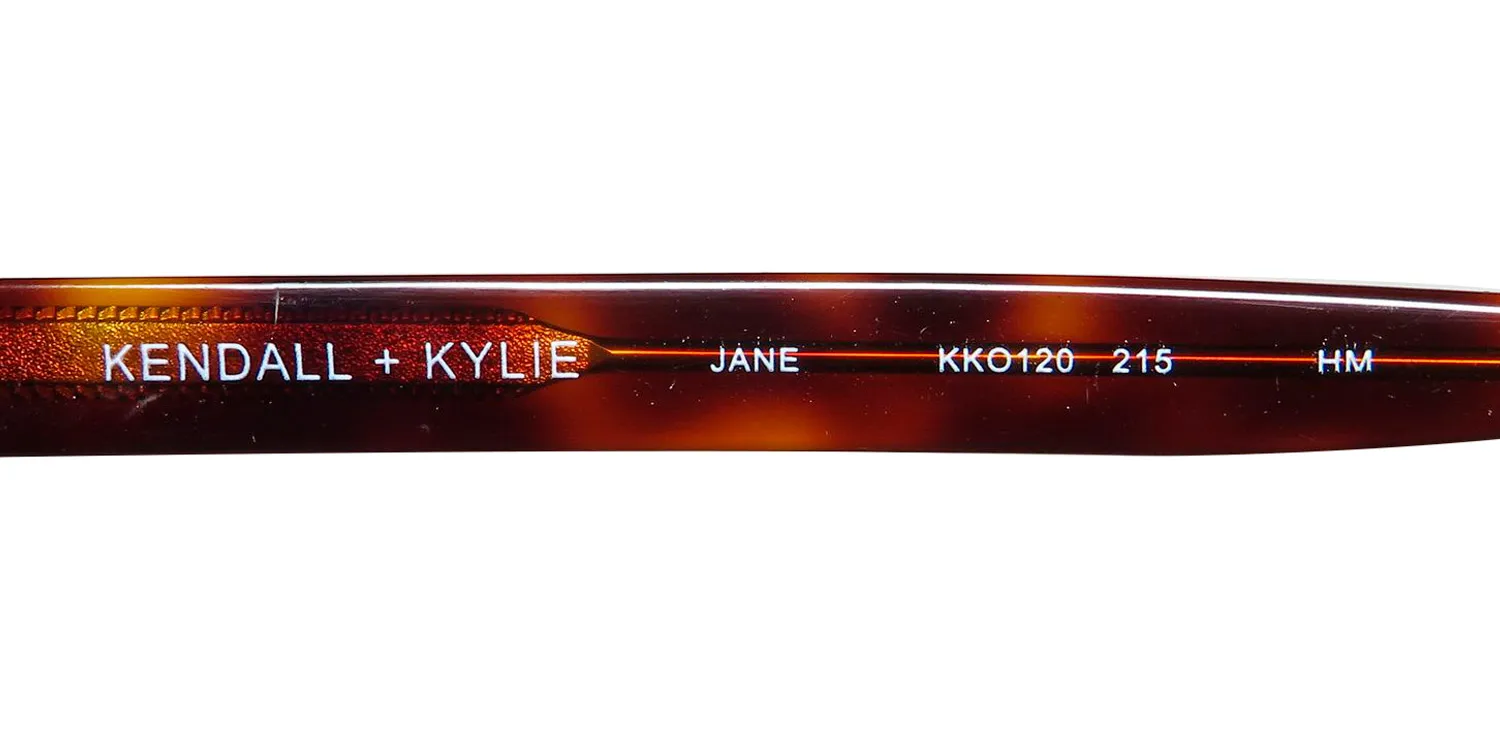 Kendall + Kylie Kko120 Jane 215 Eyeglasses Dark Tortoise 53mm 7