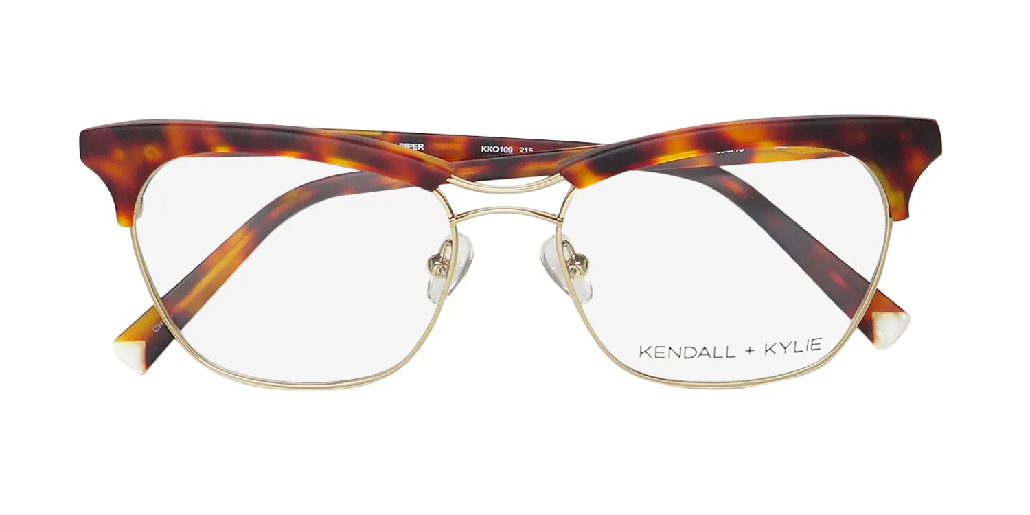 Kendall + Kylie Kko109 Piper 215 Eyeglasses Dark Tortoise 53mm 2