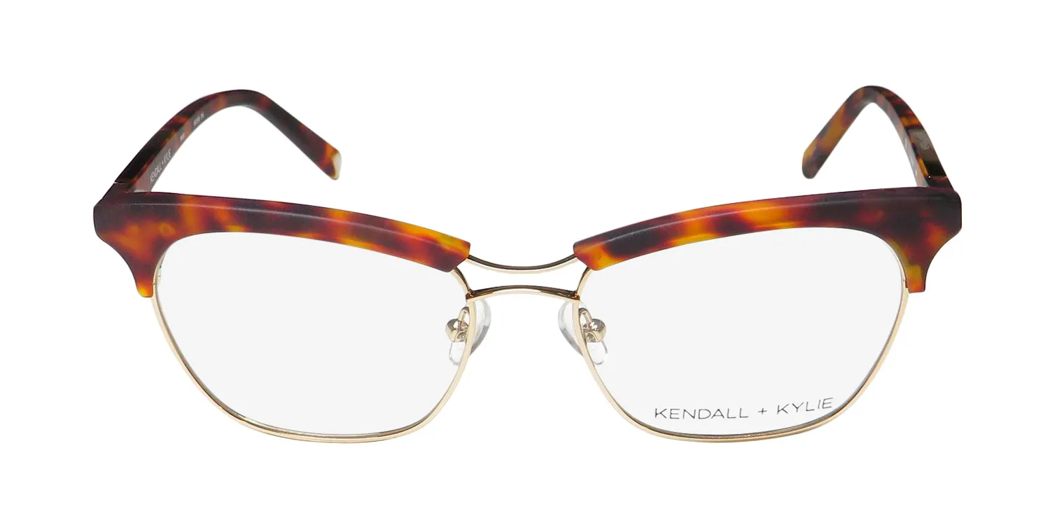 Kendall + Kylie Kko109 Piper 215 Eyeglasses Dark Tortoise 53mm 3