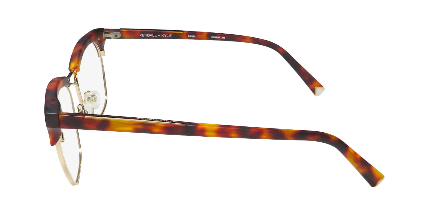 Kendall + Kylie Kko109 Piper 215 Eyeglasses Dark Tortoise 53mm 4