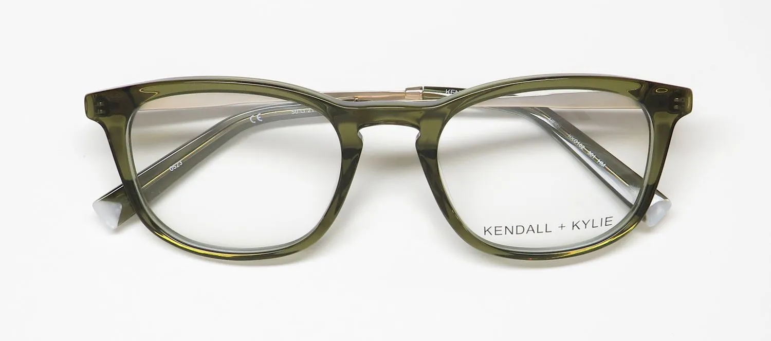 Kendall + Kylie Kko102 Heidi 301 Eyeglasses Green 50mm 2