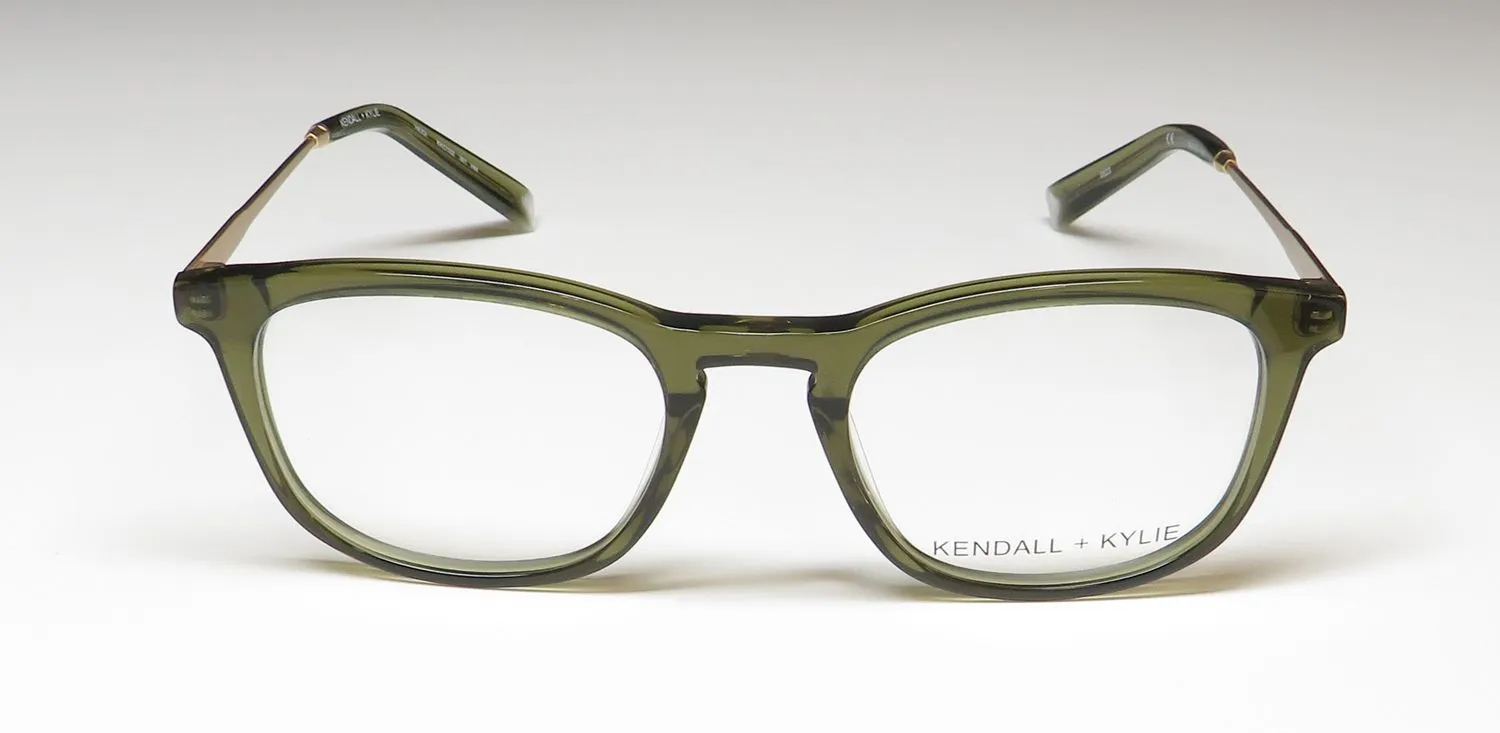 Kendall + Kylie Kko102 Heidi 301 Eyeglasses Green 50mm 3