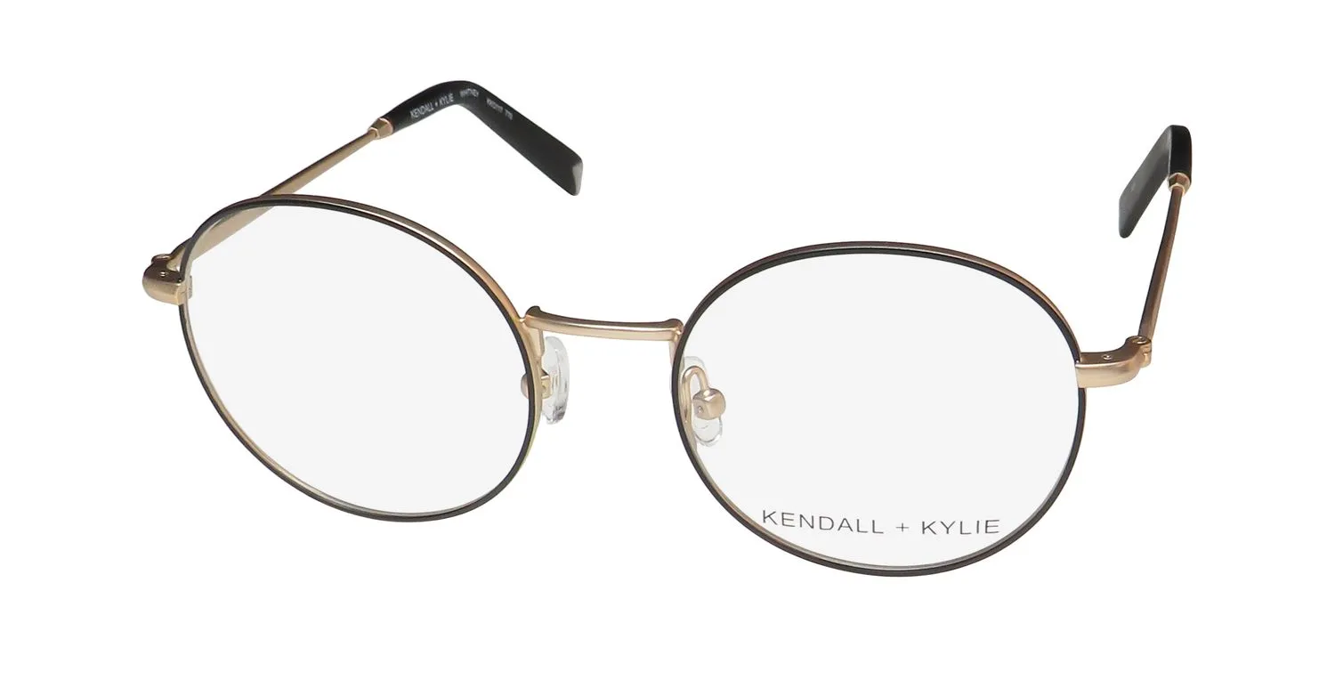 Kendall + Kylie Kko117 Whitney 770 Eyeglasses Gold 49mm