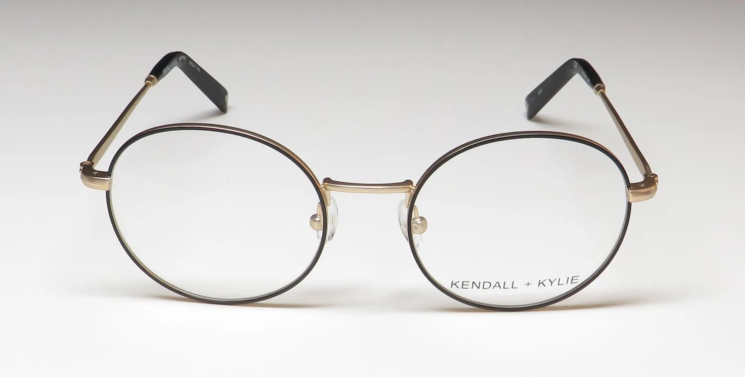 Kendall + Kylie Kko117 Whitney 770 Eyeglasses Gold 49mm 3