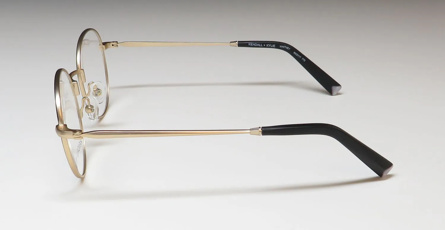 Kendall + Kylie Kko117 Whitney 770 Eyeglasses Gold 49mm 4