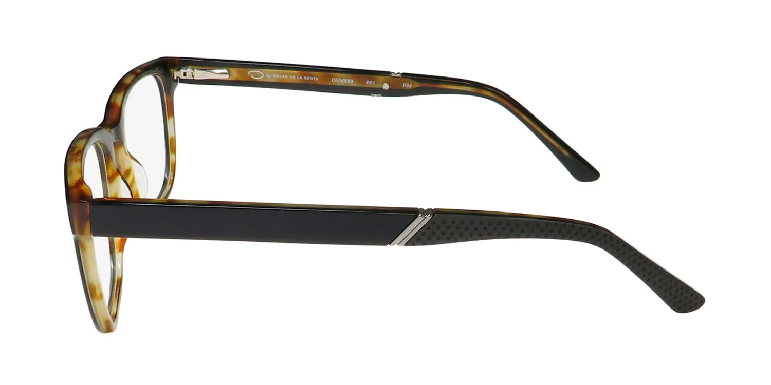 Oscar de la Renta Osm 830 001 Eyeglasses Black 50mm 4