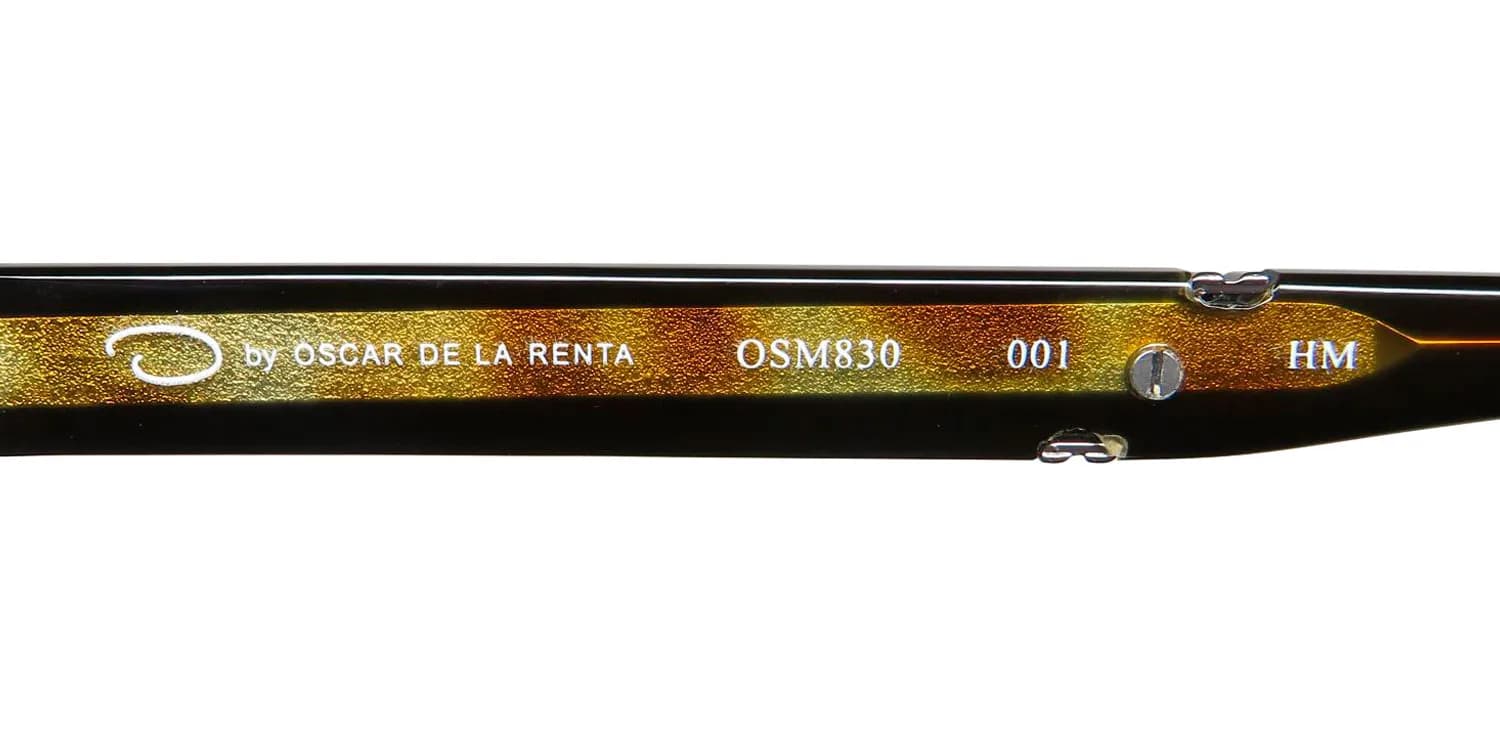 Oscar de la Renta Osm 830 001 Eyeglasses Black 50mm 7