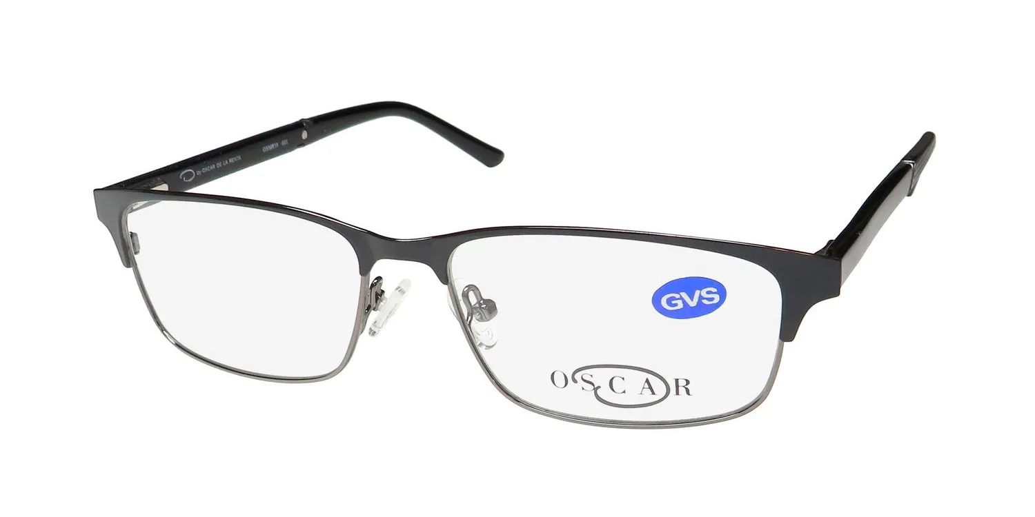 Oscar de la Renta Osm 839 001 Eyeglasses Shiny Black 53mm