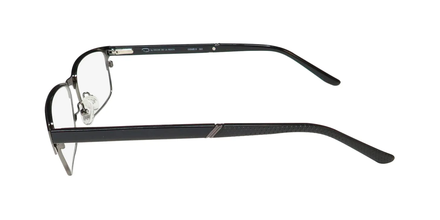 Oscar de la Renta Osm 839 001 Eyeglasses Shiny Black 53mm 4
