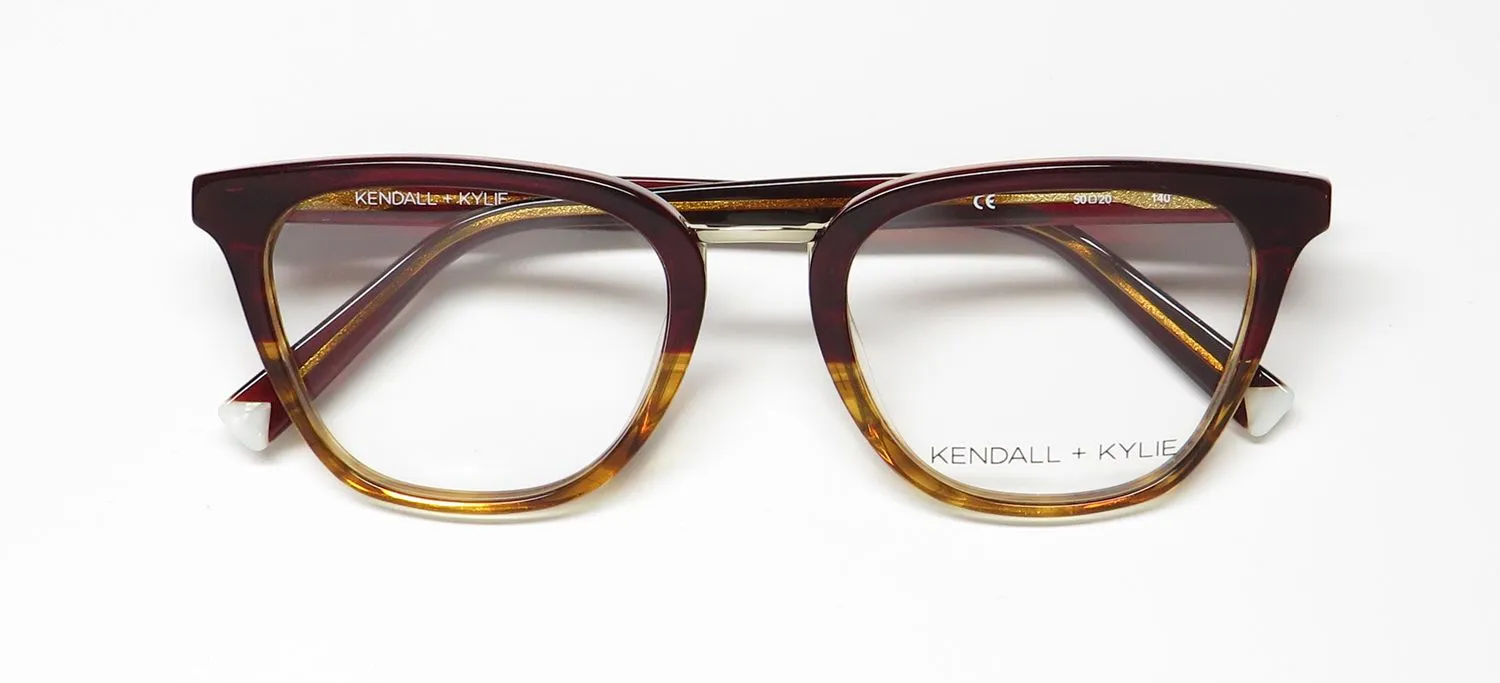 Kendall + Kylie Kko113 Lola 602 Eyeglasses Wine 50mm 2