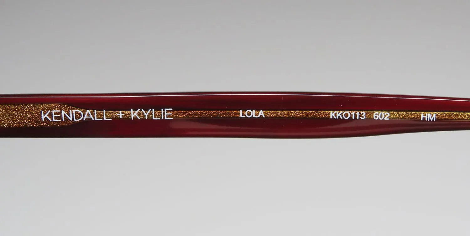 Kendall + Kylie Kko113 Lola 602 Eyeglasses Wine 50mm 7
