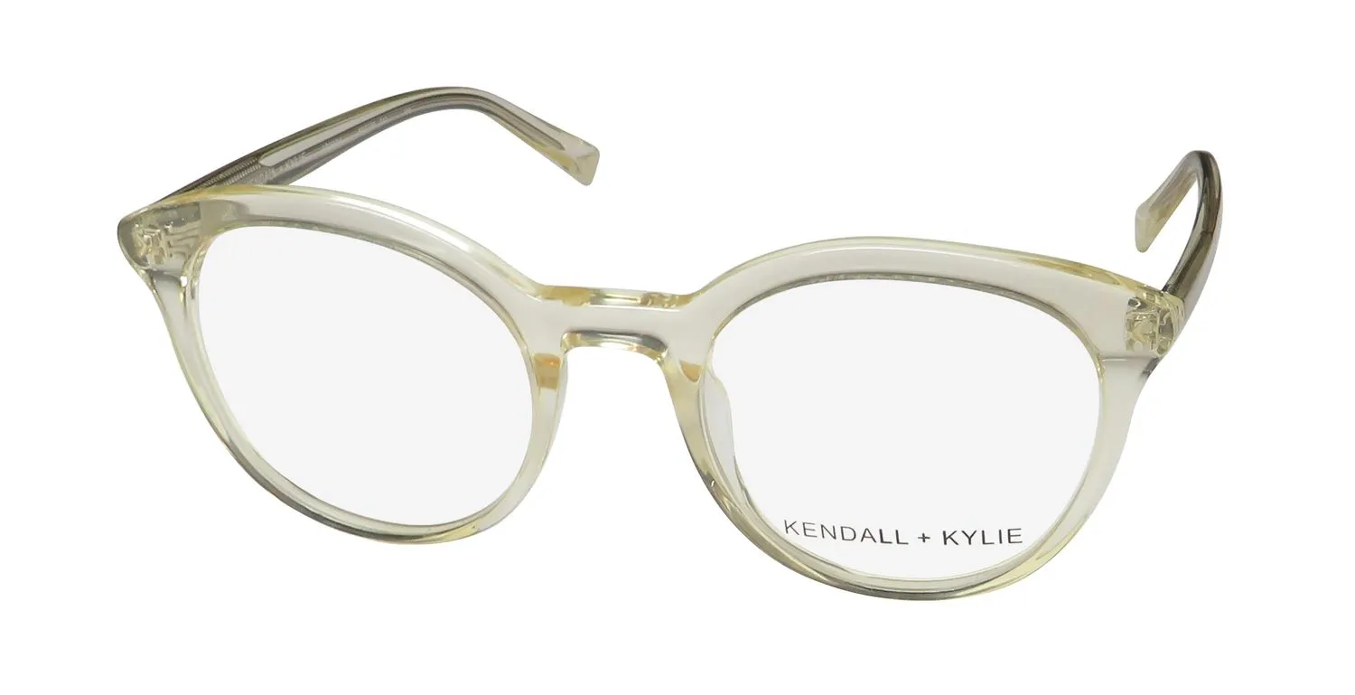 Kendall + Kylie Kko103 Arianna 740 Eyeglasses Yellow 50mm