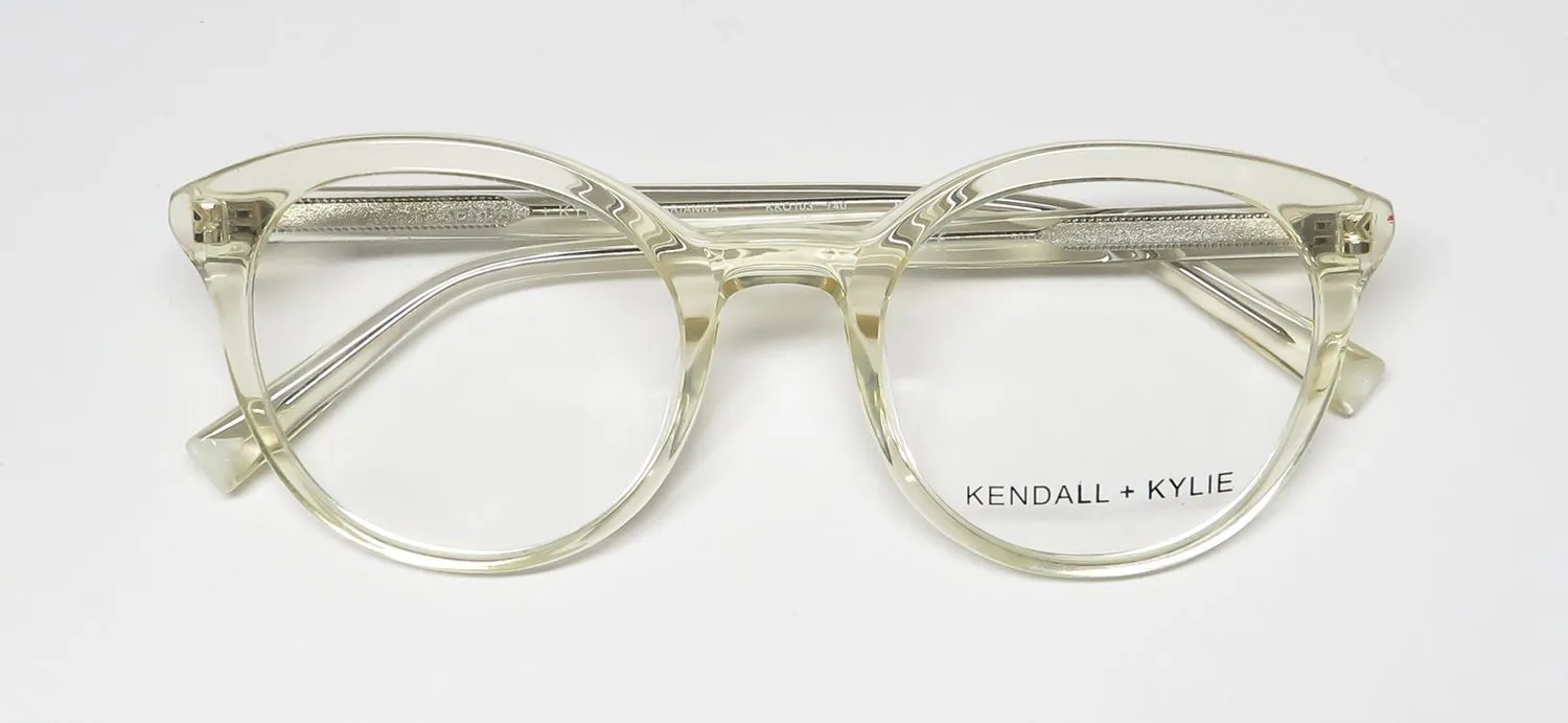 Kendall + Kylie Kko103 Arianna 740 Eyeglasses Yellow 50mm 2