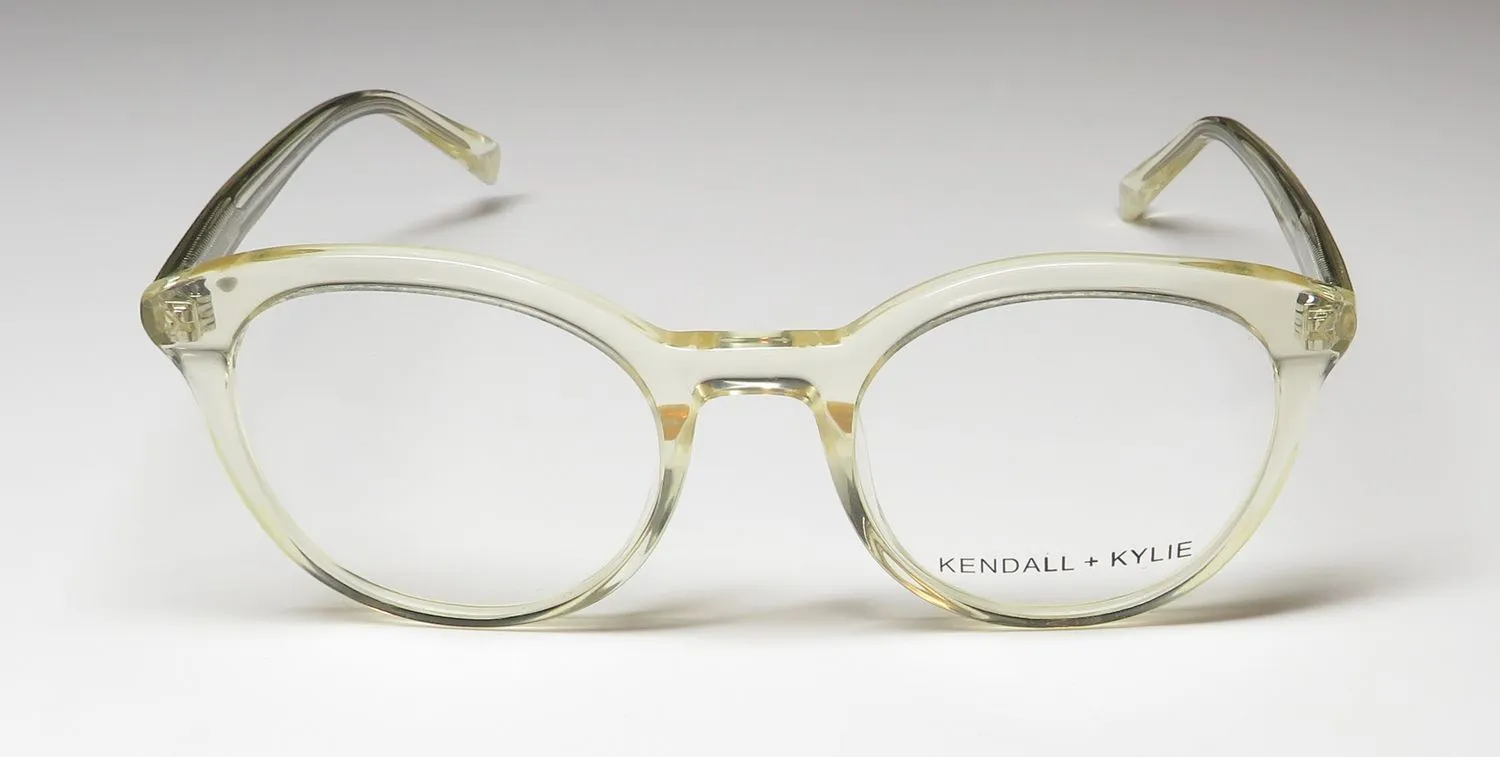 Kendall + Kylie Kko103 Arianna 740 Eyeglasses Yellow 50mm 3