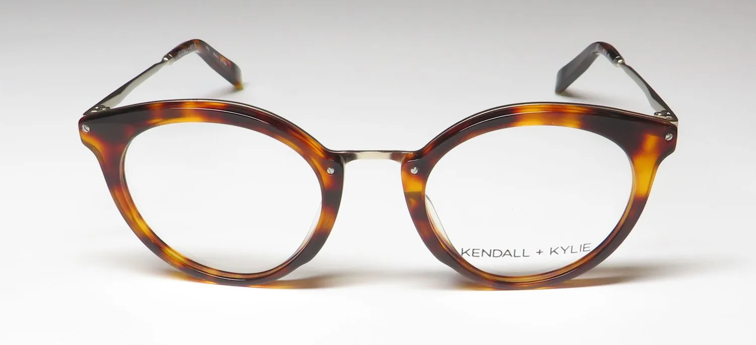 Kendall + Kylie Kko111 Rae 215 Eyeglasses Dark Tortoise 48mm 3