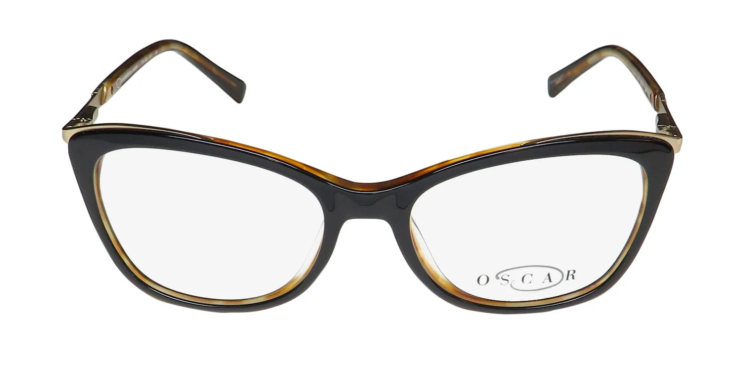 Oscar de la Renta Osl 472 001 Eyeglasses Black Tortoise 53mm 3