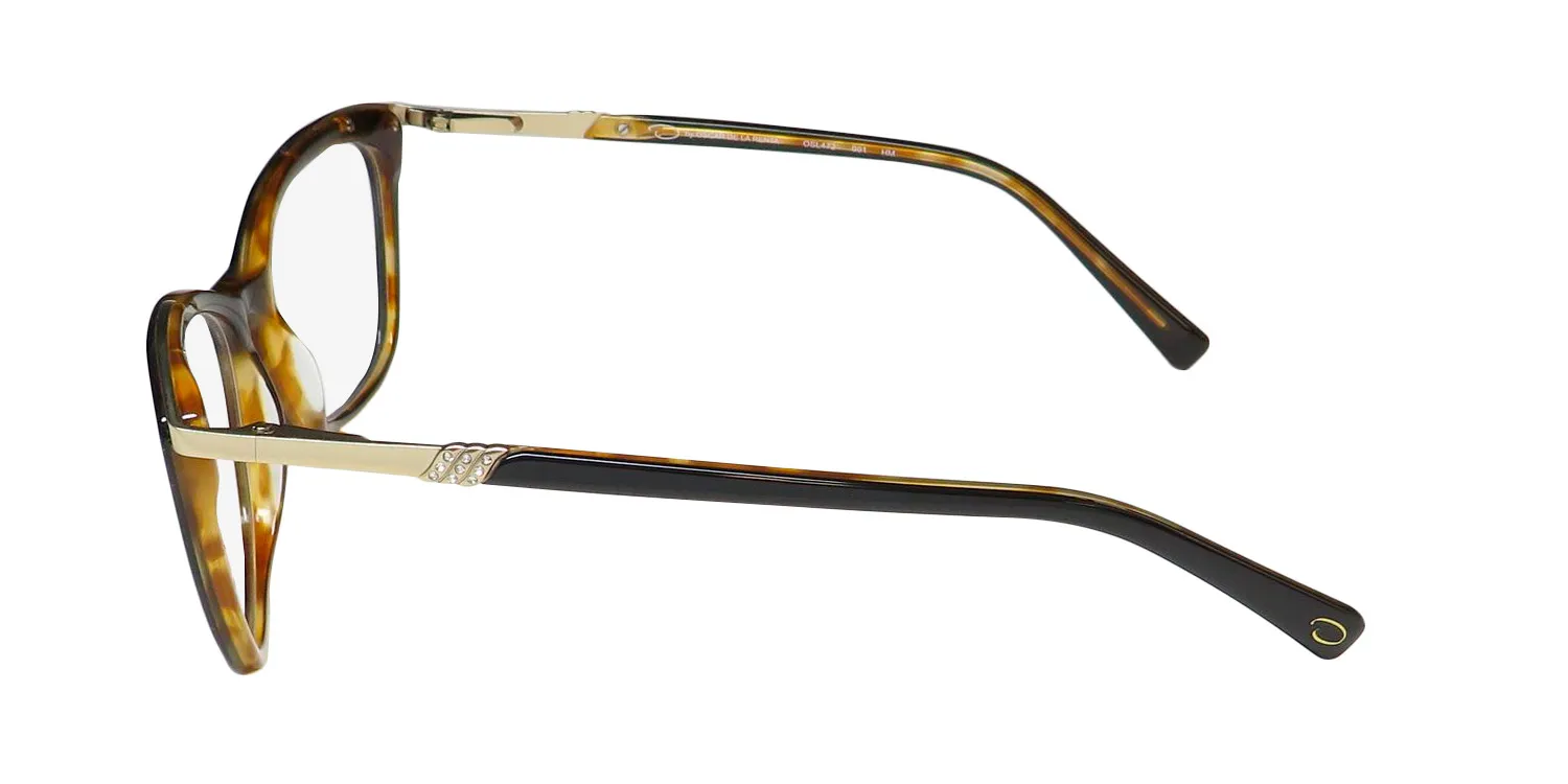 Oscar de la Renta Osl 472 001 Eyeglasses Black Tortoise 53mm 4
