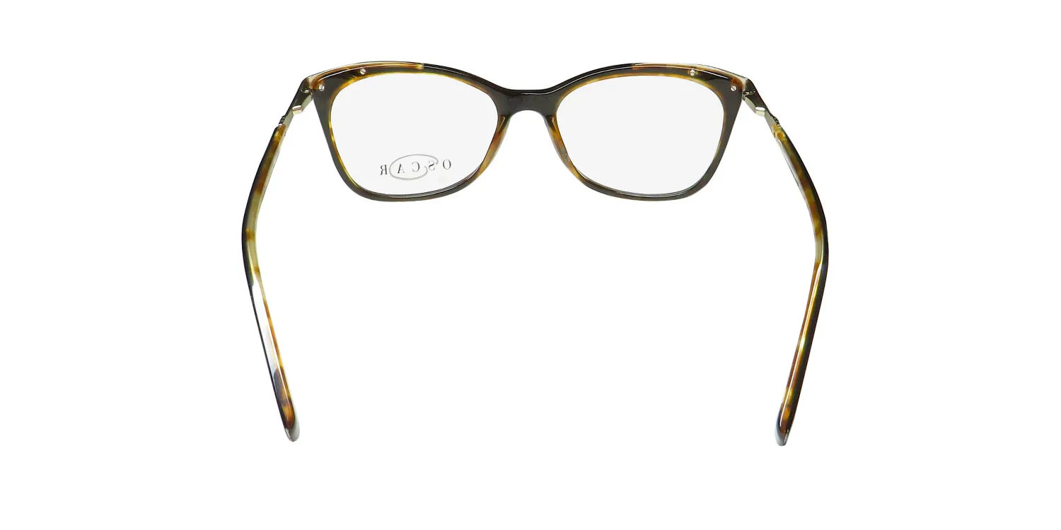 Oscar de la Renta Osl 472 001 Eyeglasses Black Tortoise 53mm 5