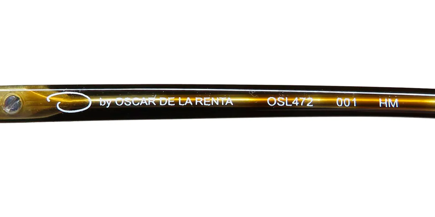 Oscar de la Renta Osl 472 001 Eyeglasses Black Tortoise 53mm 7