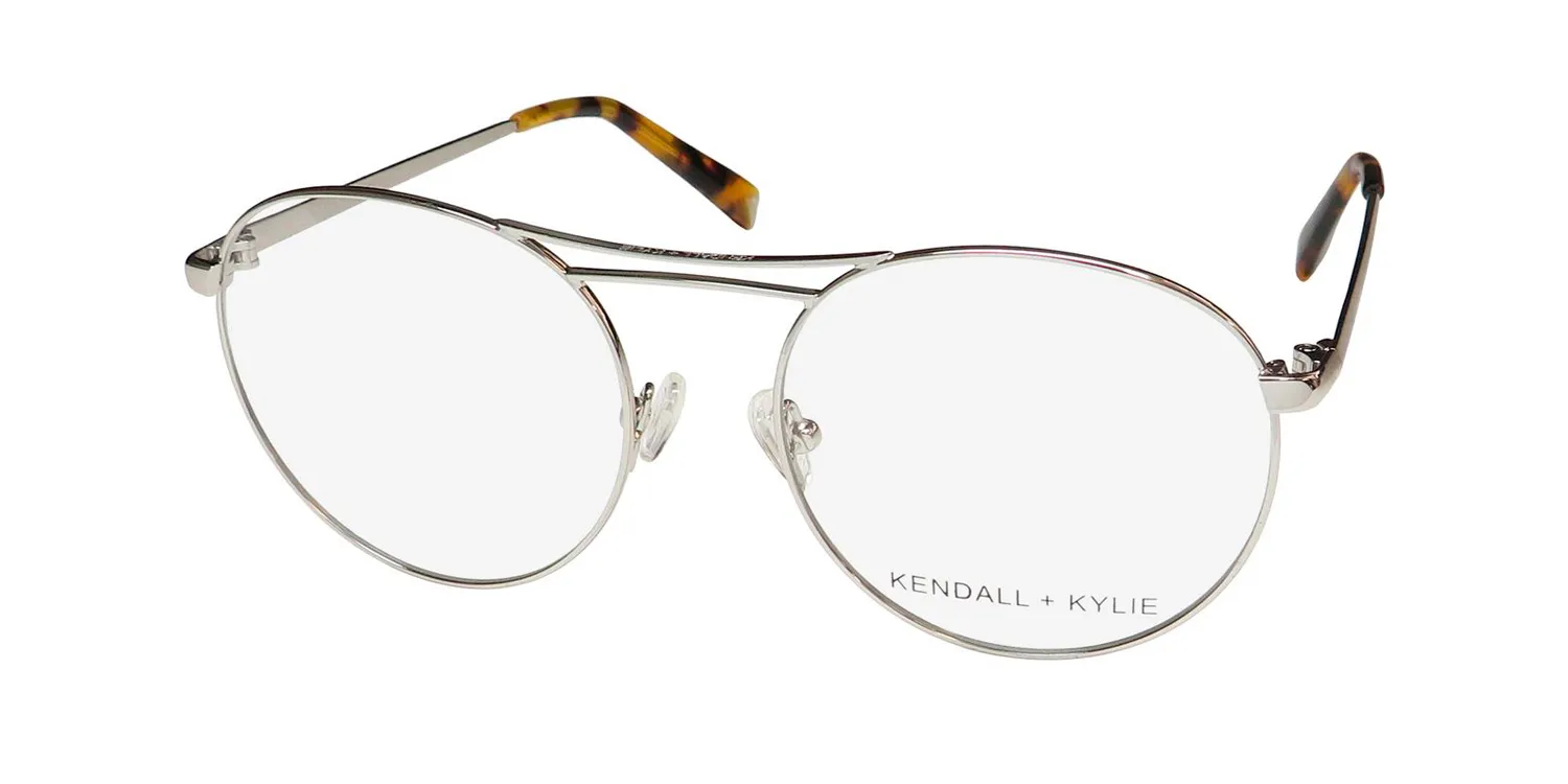 Kendall + Kylie Kko131 Nikki 045 Eyeglasses Silver 50mm