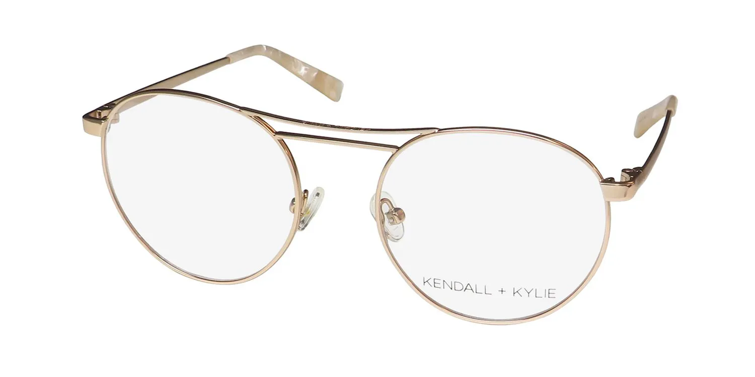 Kendall + Kylie Kko131 Nikki 780 Eyeglasses Rose Gold 50mm