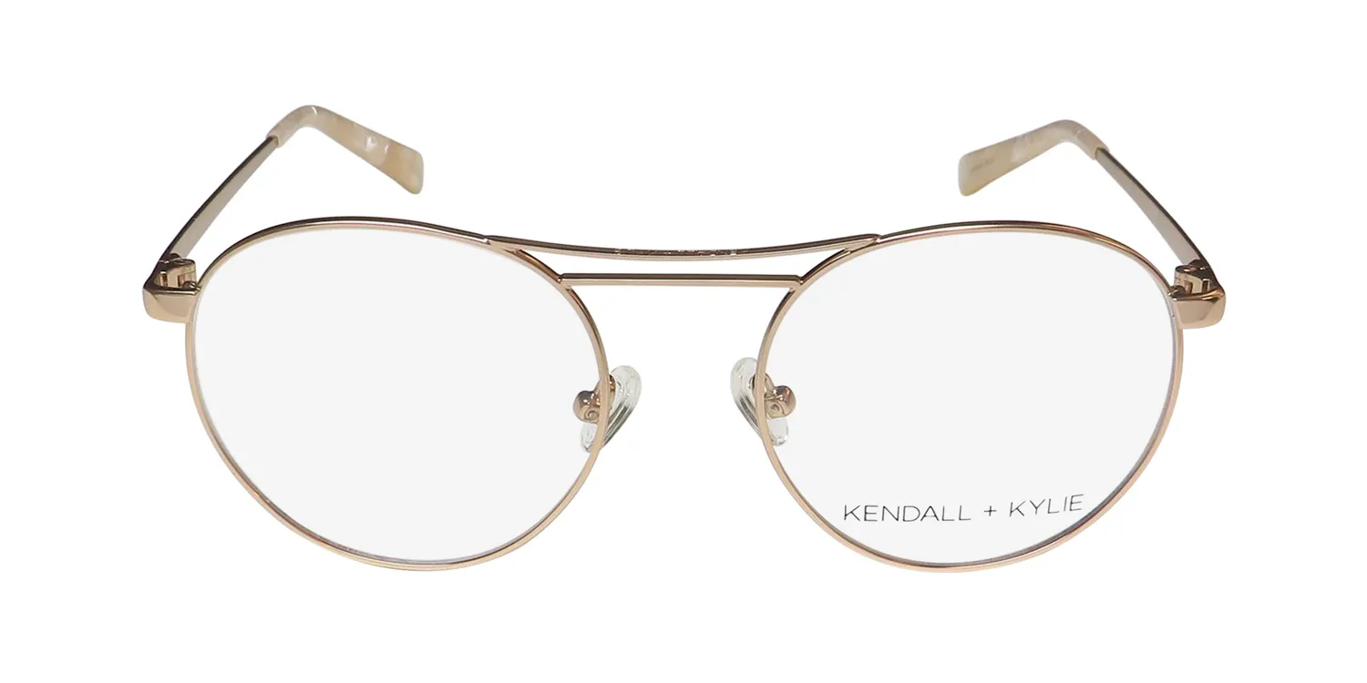 Kendall + Kylie Kko131 Nikki 780 Eyeglasses Rose Gold 50mm 3