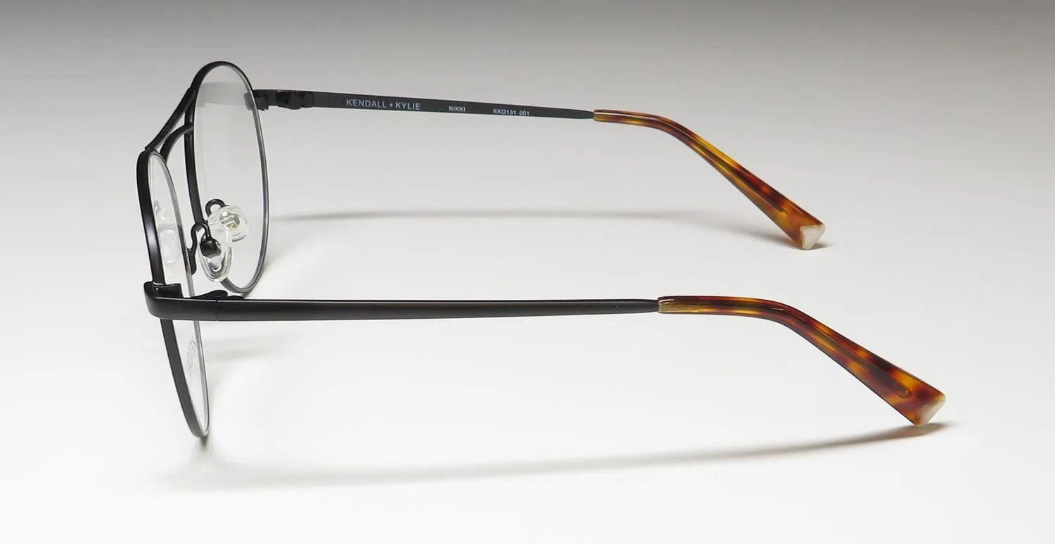 Kendall + Kylie Kko131 Nikki 001 Eyeglasses Black 54mm 4