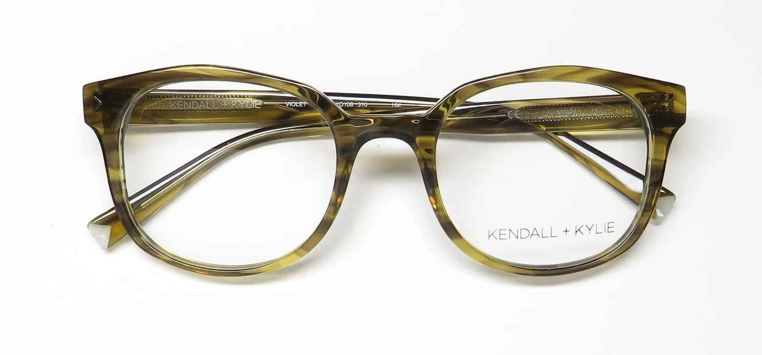 Kendall + Kylie Kko106 Violet 310 Eyeglasses Green 51mm 2
