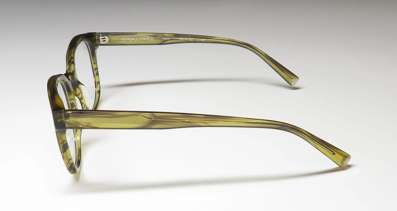 Kendall + Kylie Kko106 Violet 310 Eyeglasses Green 51mm 4