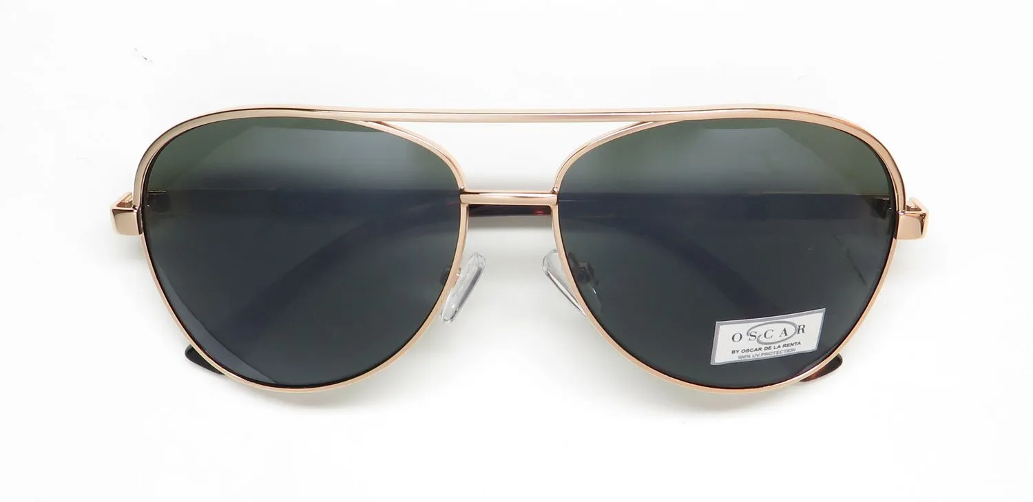 Oscar de la Renta Oscar 3064 770 Sunglasses Gold 0mm Unisex 2
