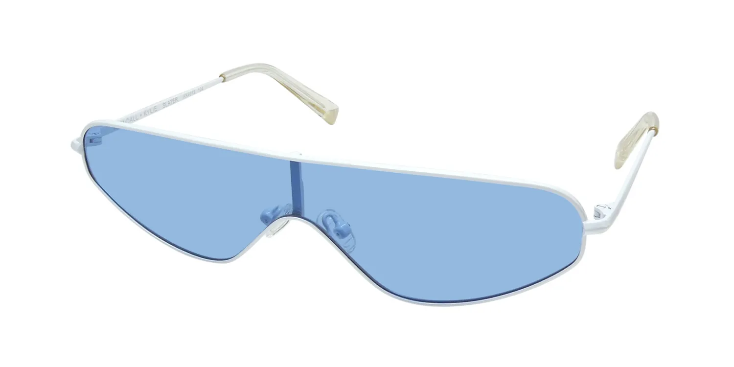 Kendall + Kylie Kk4019 Slater 104 Sunglasses Shiny White 35mm