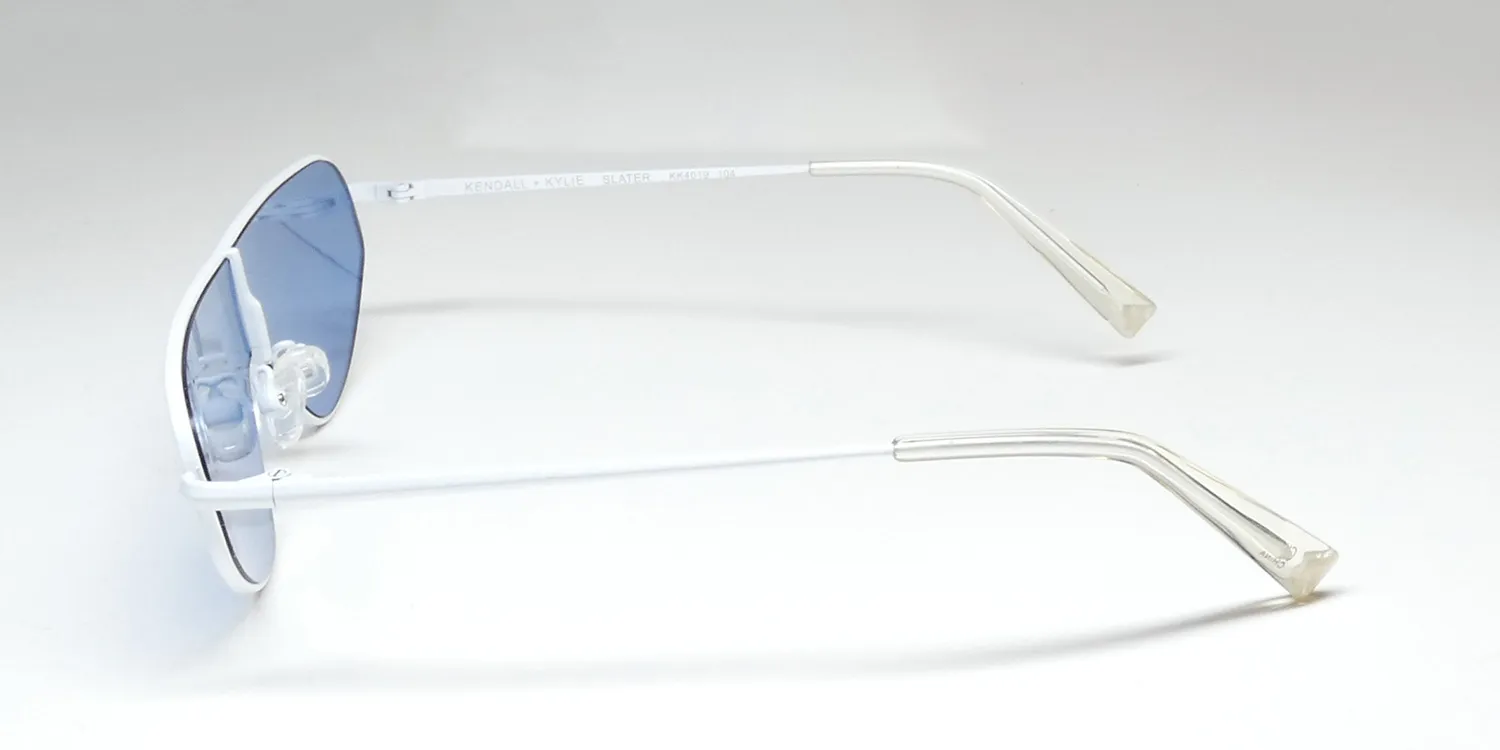 Kendall + Kylie Kk4019 Slater 104 Sunglasses Shiny White 35mm 4