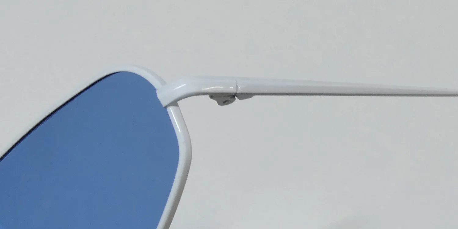 Kendall + Kylie Kk4019 Slater 104 Sunglasses Shiny White 35mm 6