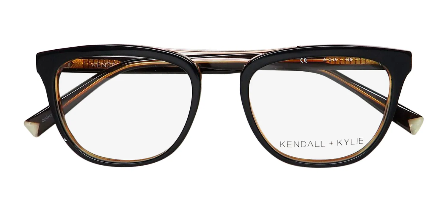 Kendall + Kylie Kko133 Kiera 001 Eyeglasses Black 51mm 2