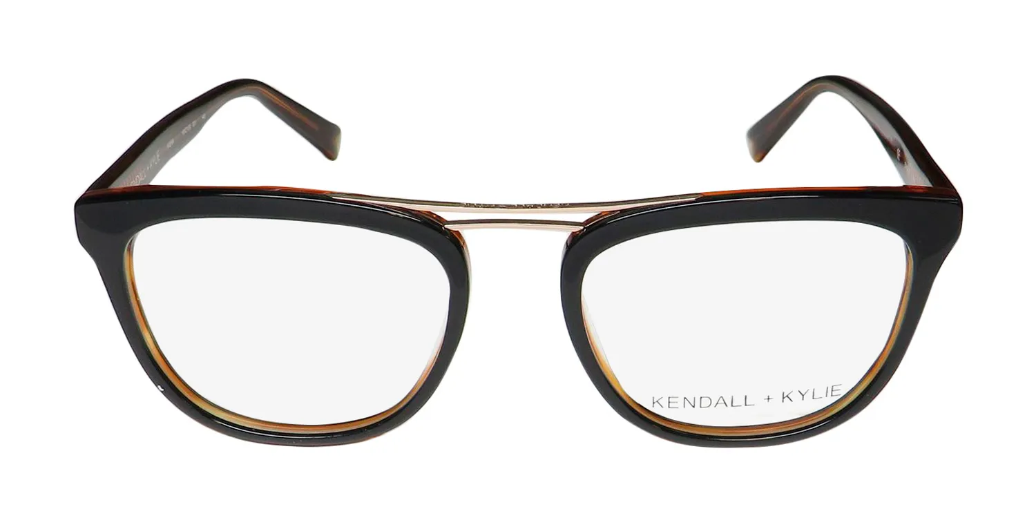 Kendall + Kylie Kko133 Kiera 001 Eyeglasses Black 51mm 3