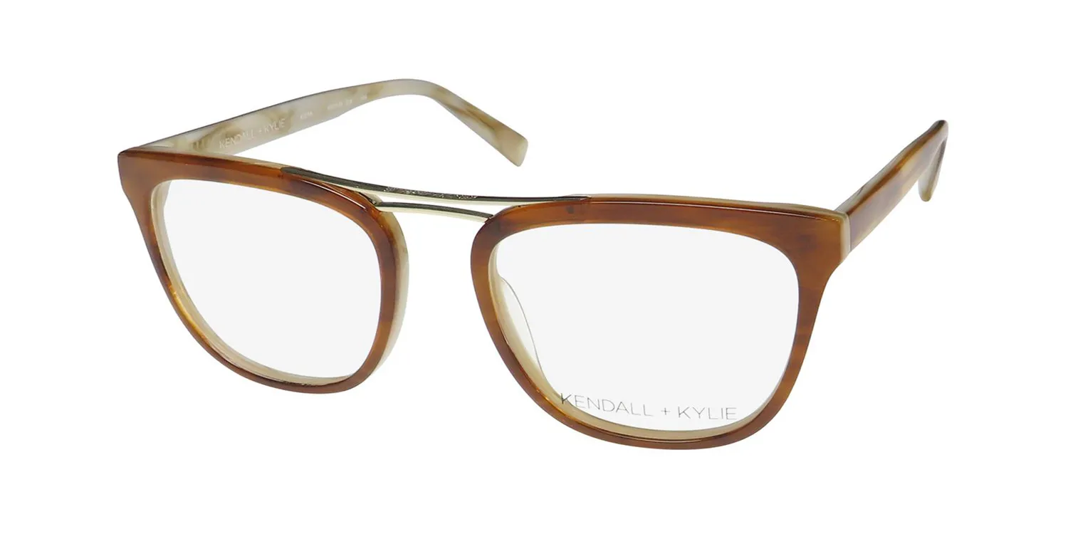Kendall + Kylie Kko133 Kiera 238 Eyeglasses Honey 51mm