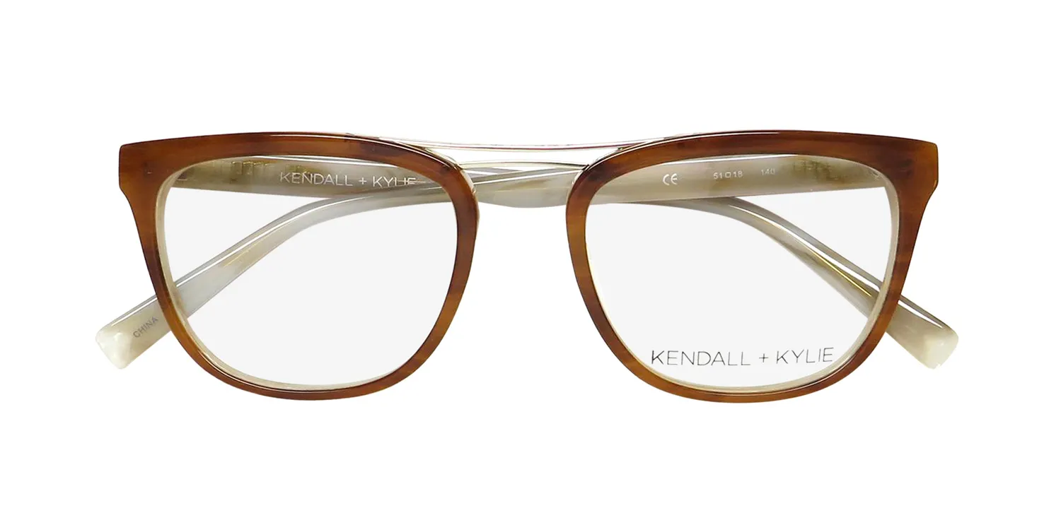Kendall + Kylie Kko133 Kiera 238 Eyeglasses Honey 51mm 2