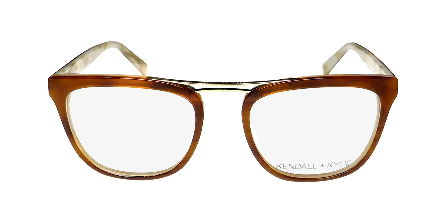 Kendall + Kylie Kko133 Kiera 238 Eyeglasses Honey 51mm 3