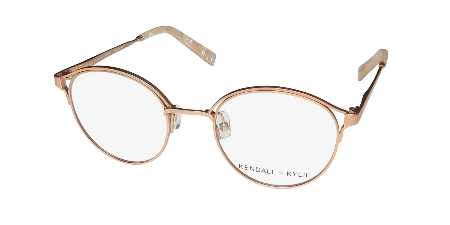 Kendall + Kylie Kko139 Samara 780 Eyeglasses Rose Gold 49mm