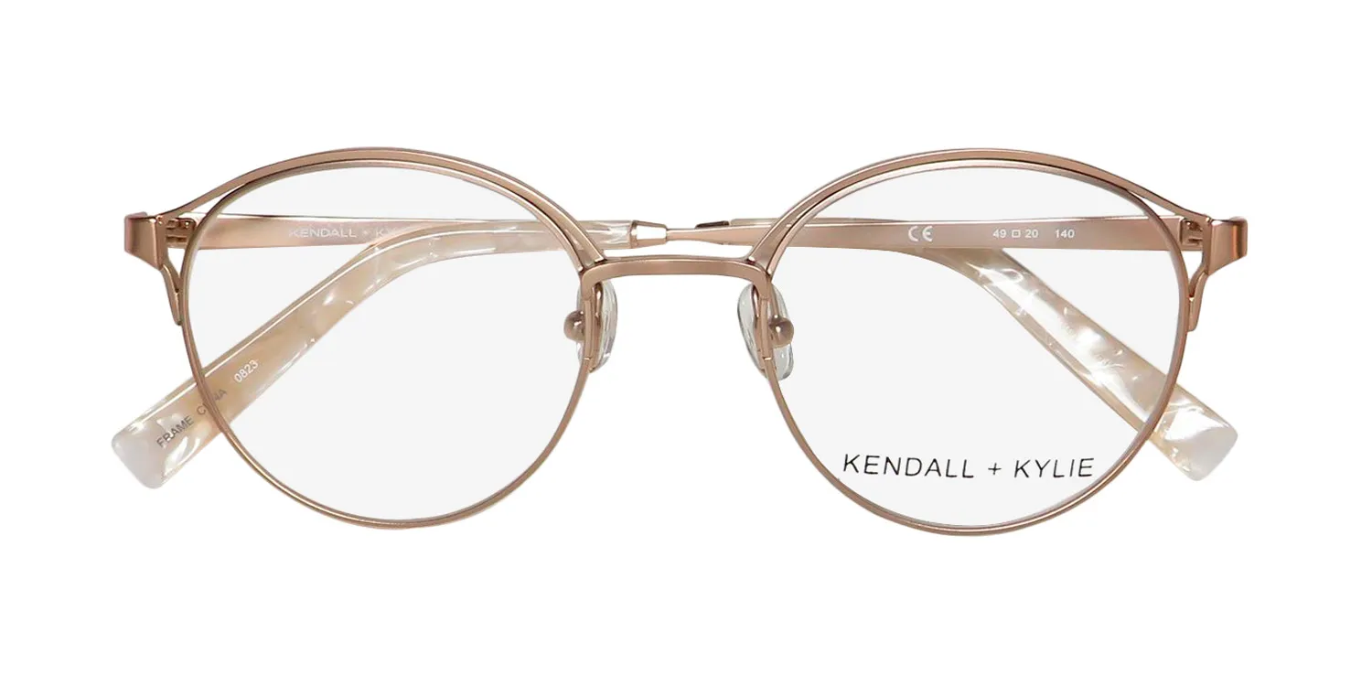 Kendall + Kylie Kko139 Samara 780 Eyeglasses Rose Gold 49mm 2