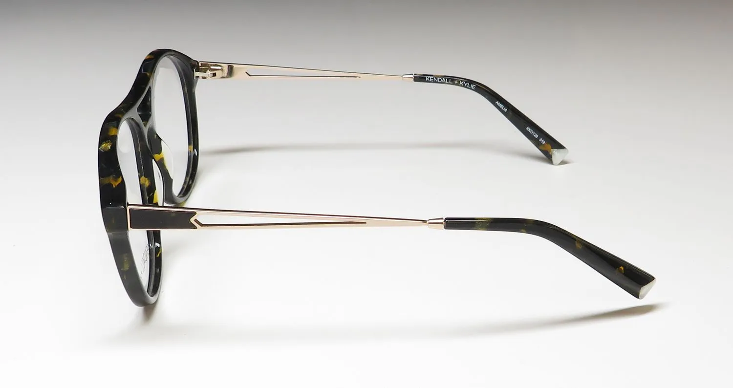 Kendall + Kylie Kko128 Amelia 018 Eyeglasses Black 56mm 4