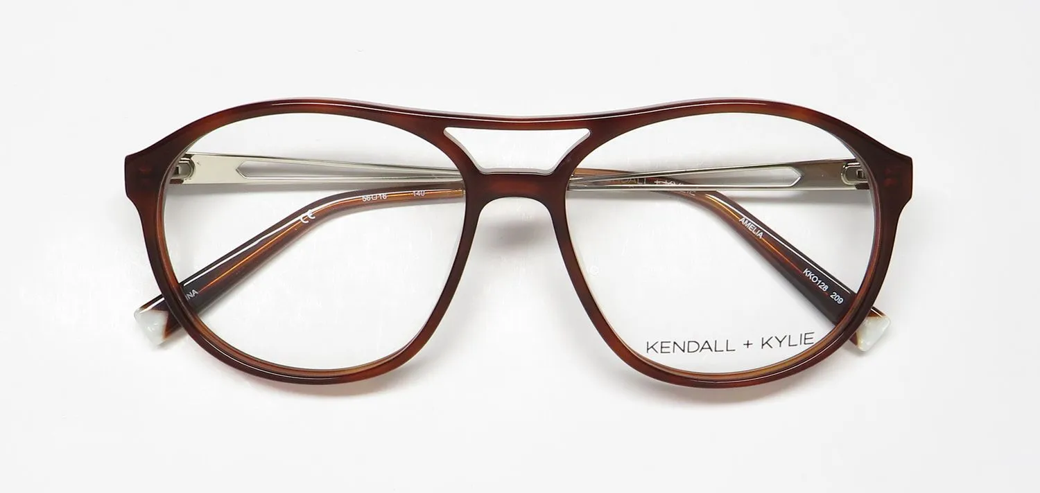 Kendall + Kylie Kko128 Amelia 209 Eyeglasses Tortoise 56mm 2