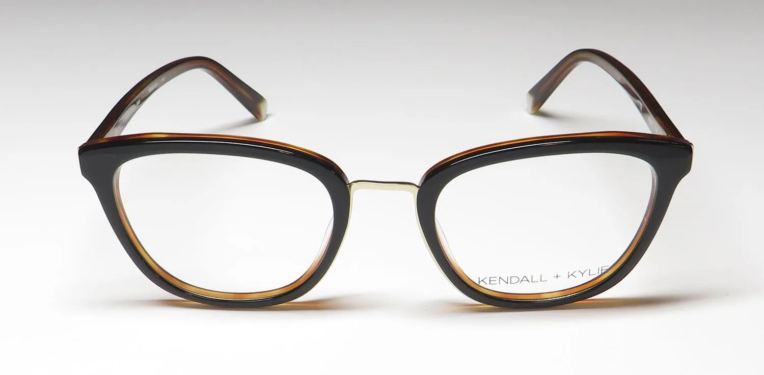 Kendall + Kylie Kko141 Rhea 001 Eyeglasses Black 50mm 3