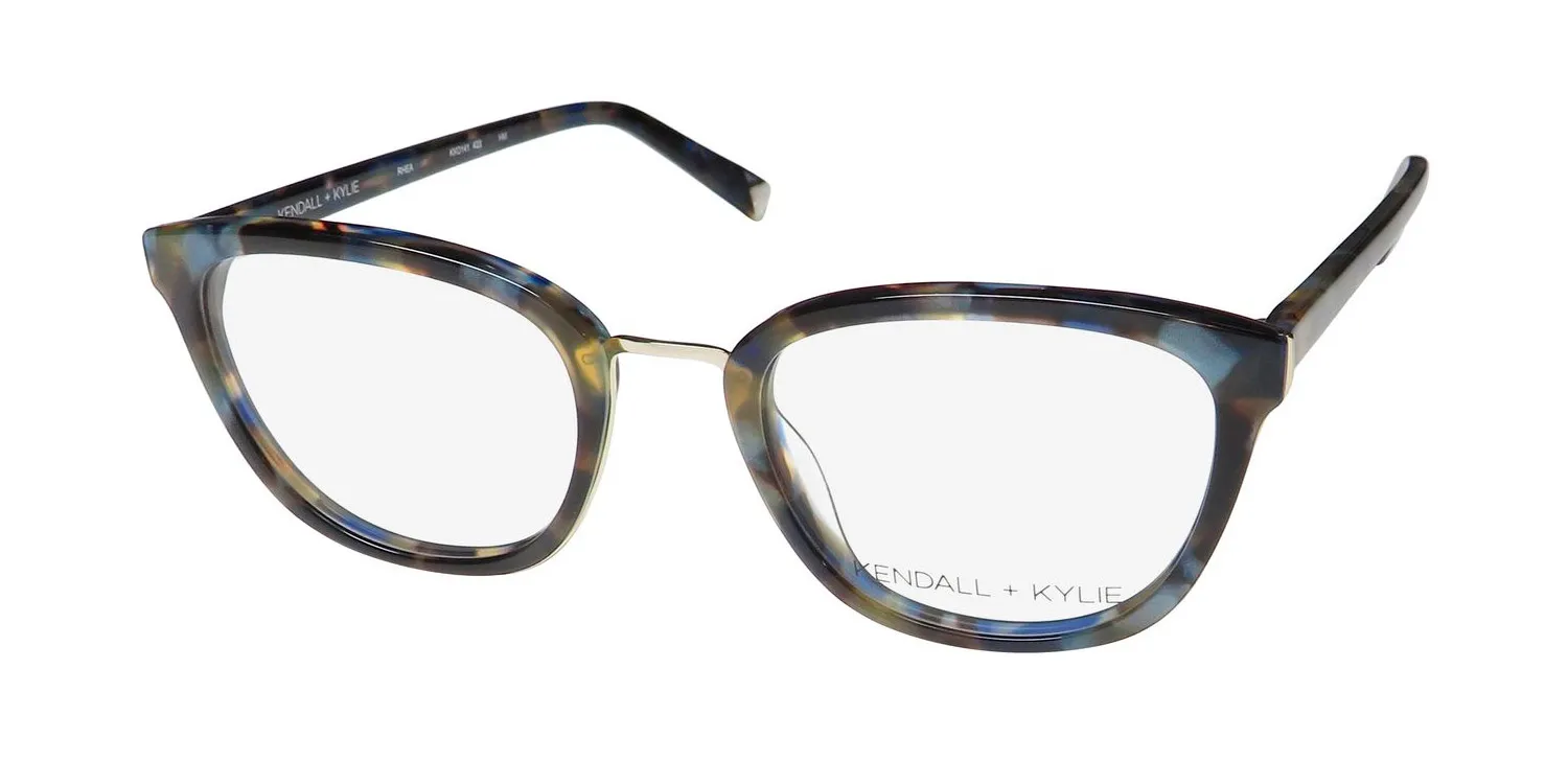 Kendall + Kylie Kko141 Rhea 423 Eyeglasses Blue 50mm