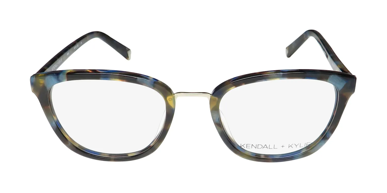 Kendall + Kylie Kko141 Rhea 423 Eyeglasses Blue 50mm 3