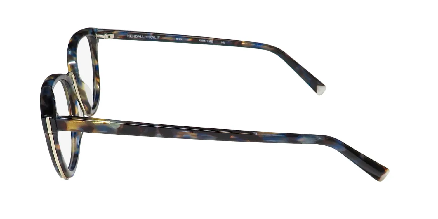 Kendall + Kylie Kko141 Rhea 423 Eyeglasses Blue 50mm 4