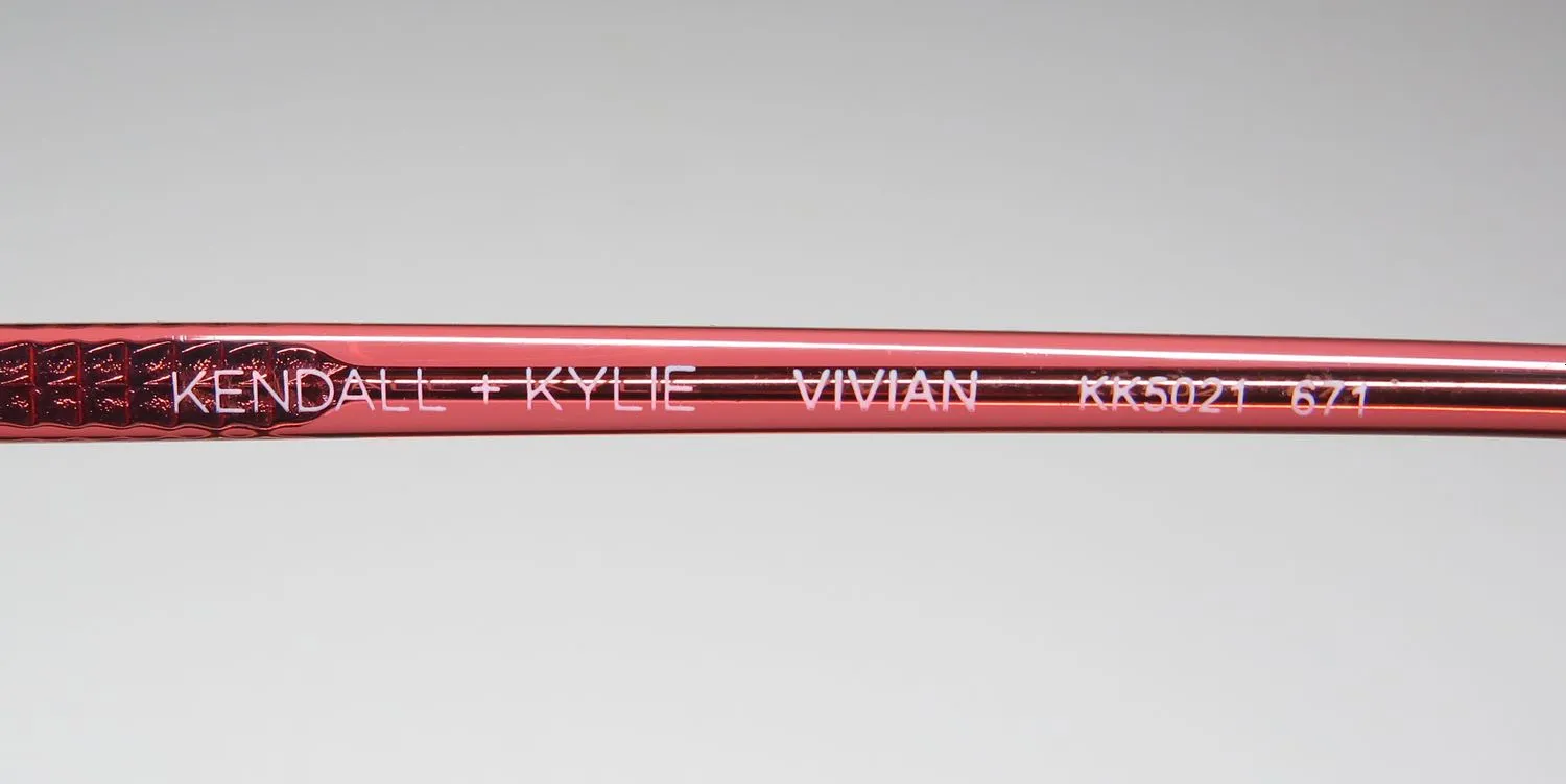 Kendall + Kylie Kk5021 Vivian 671 Sunglasses Neon Island Pink 0mm 7