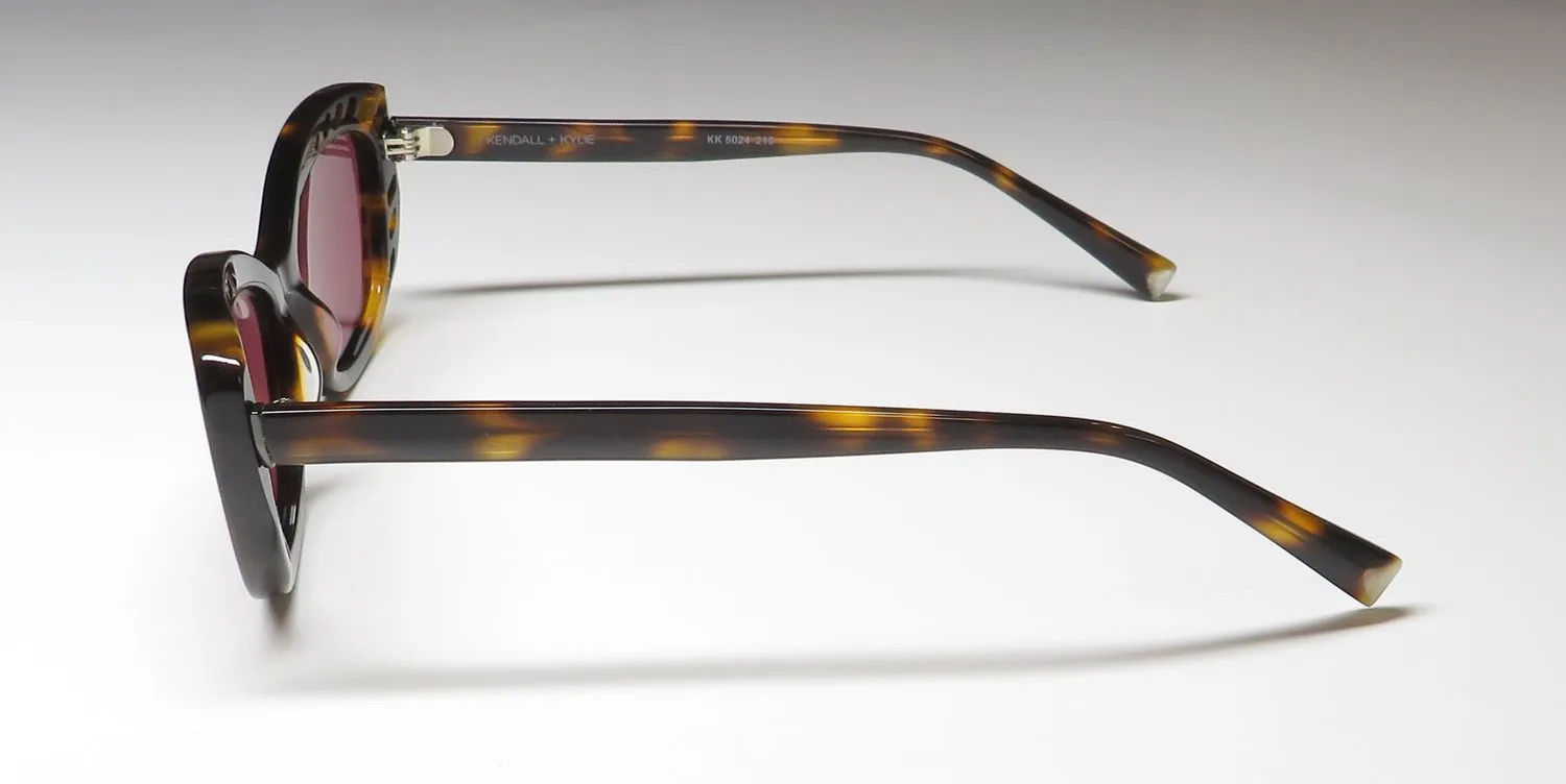 Kendall + Kylie Kk5024 215 Sunglasses Tortoise 0mm 4