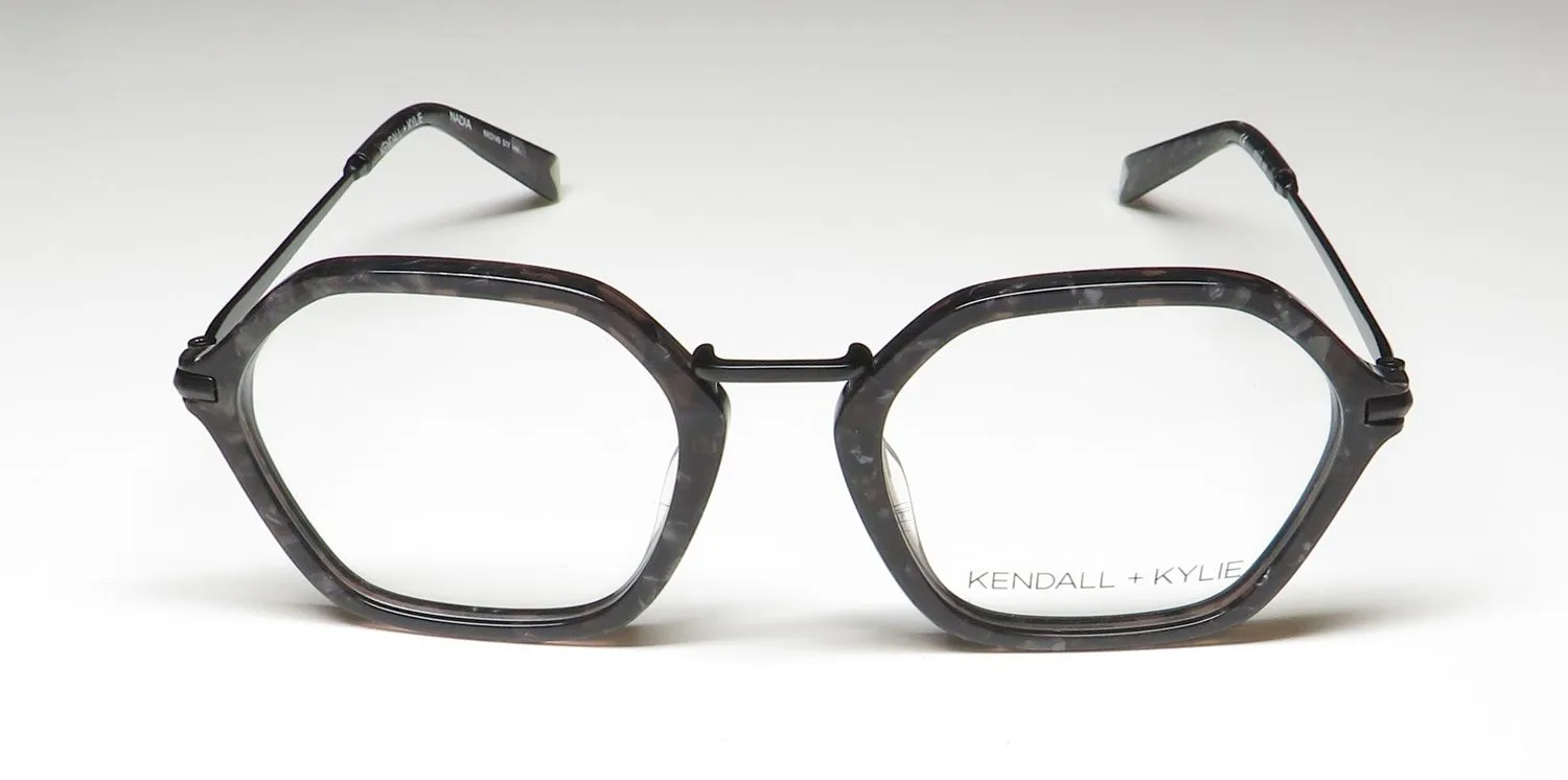 Kendall + Kylie Kko149 Nadia 017 Eyeglasses Black Pearl 50mm 3