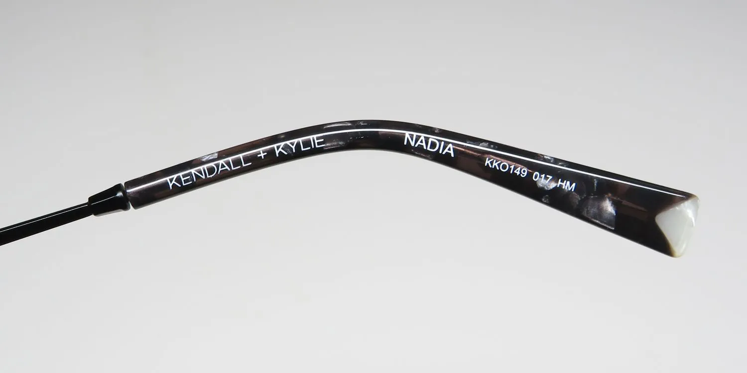Kendall + Kylie Kko149 Nadia 017 Eyeglasses Black Pearl 50mm 7